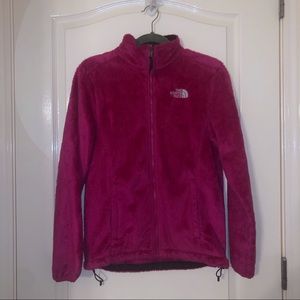 👛EUC! The North Face Fleece Hot Pink Jacket👛